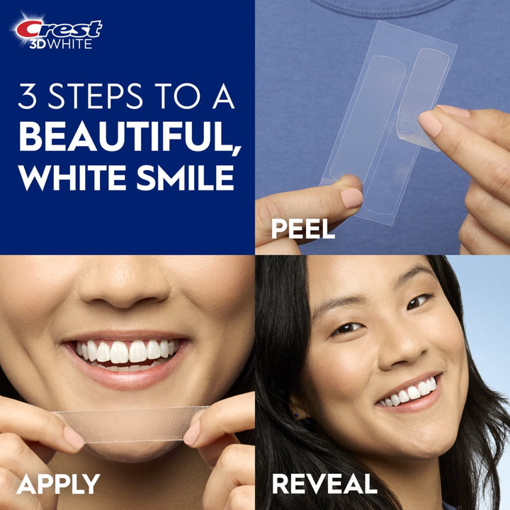 Crest 3DWhitestrips Classic White at-Home Teeth Whitening Kit