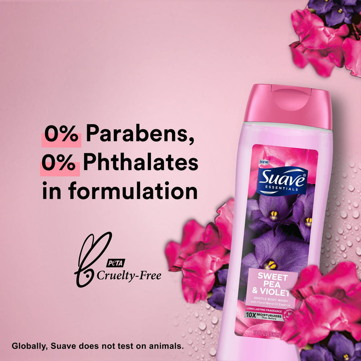 Suave - Sweet Pea & Violet Body Wash - 532ml