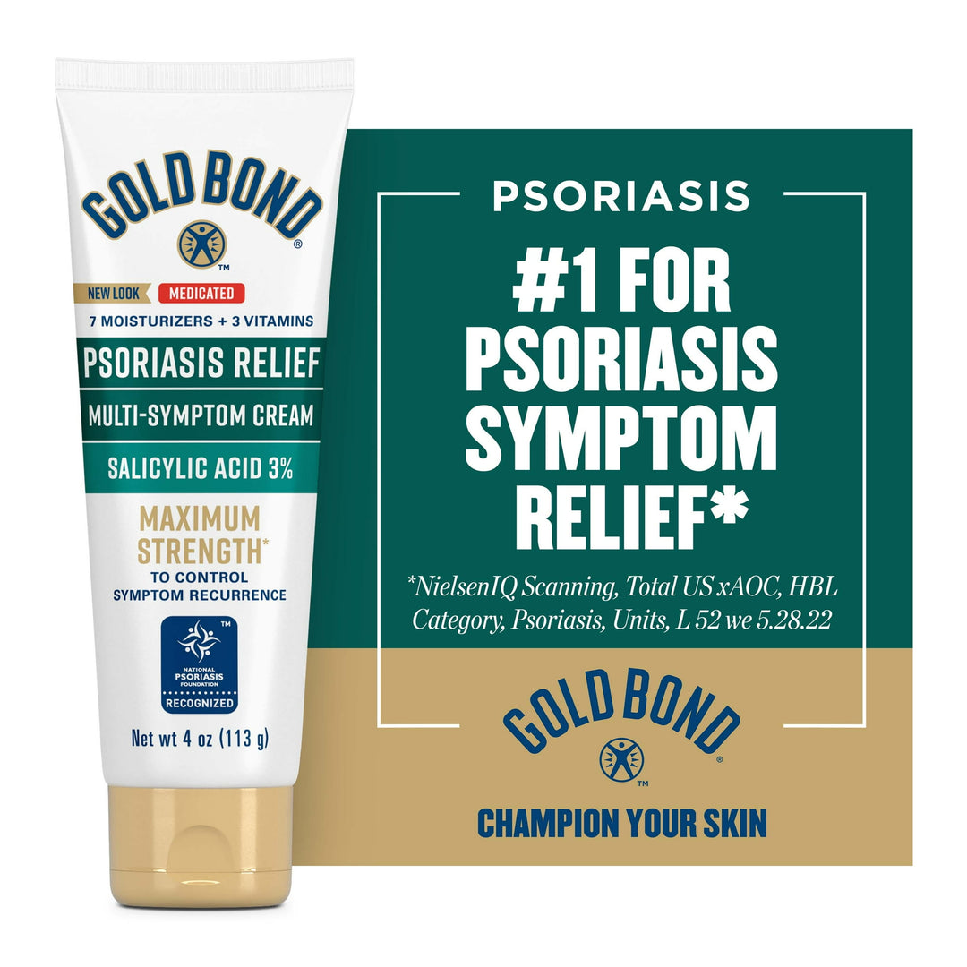 Gold Bond - Crème multi-symptômes pour le soulagement du psoriasis - 113 g
