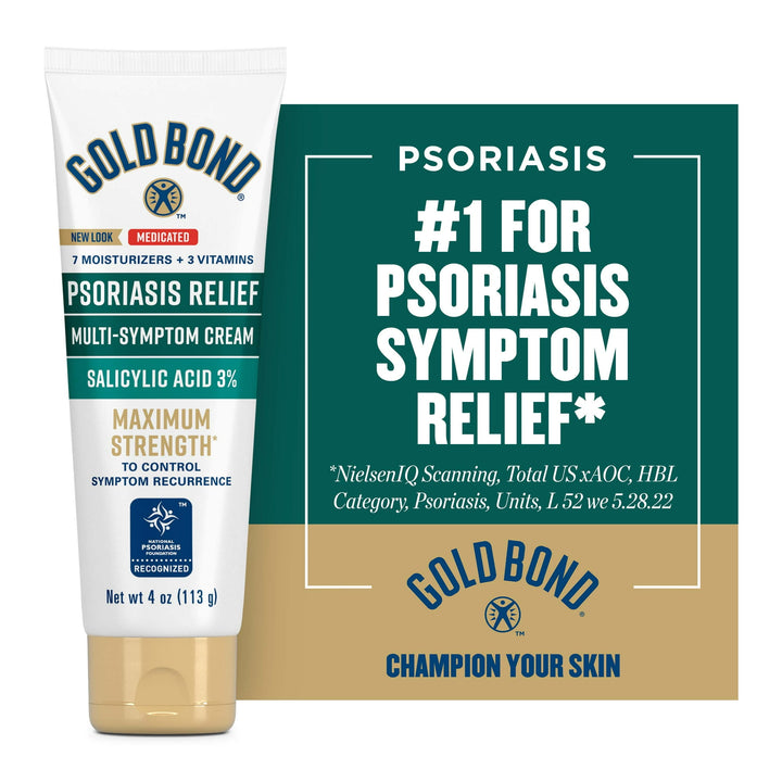 Gold Bond - Crème multi-symptômes pour le soulagement du psoriasis - 113 g