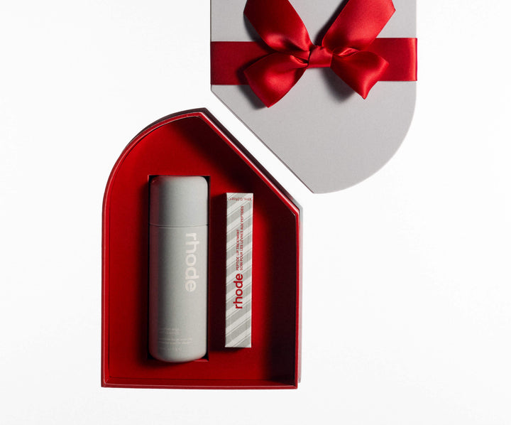 Rhode Skin - Het Holiday Duo combineert Glazing Milk + Peppermint Glaze
