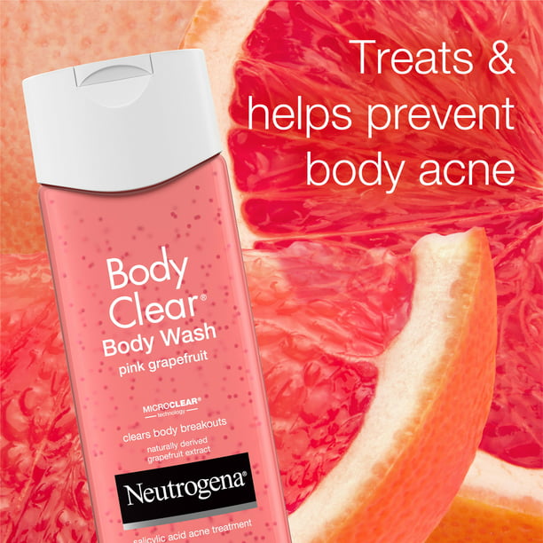 Neutrogena - Body Clear Body Wash  Pink Grapefruit - Salicylic Acid 2%- 250 ml