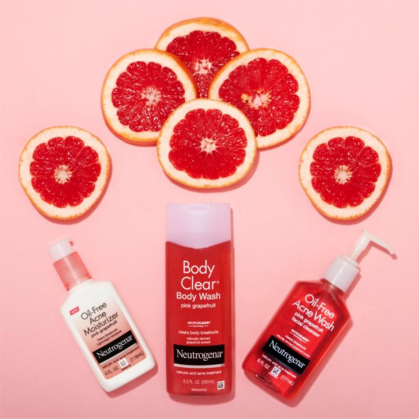 Neutrogena - Body Clear Body Wash  Pink Grapefruit - Salicylic Acid 2%- 250 ml