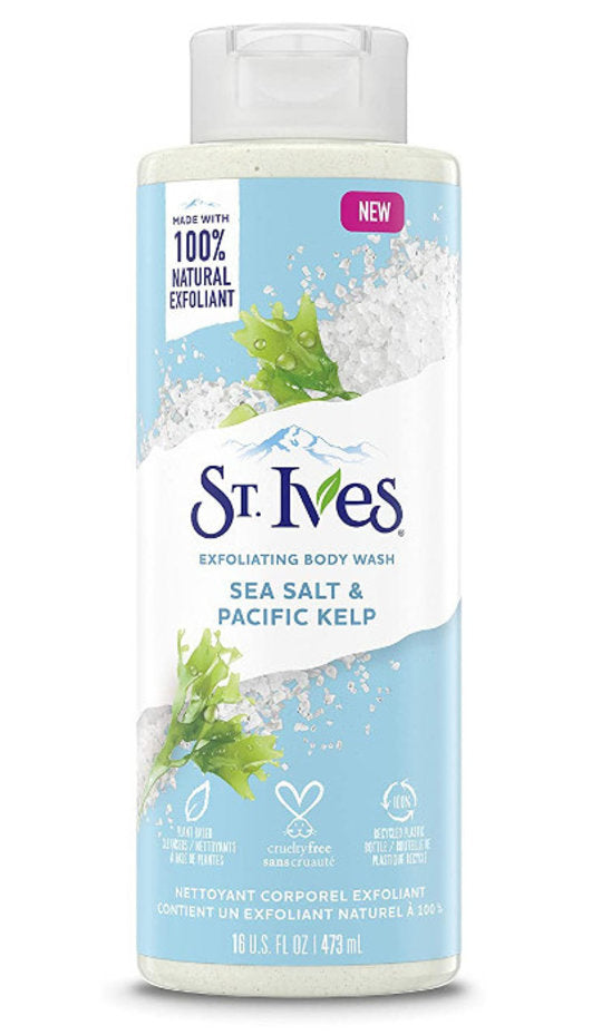 St. Ives Exfoliating Body Wash - Sea Salt & Pacific Kelp - 473ml