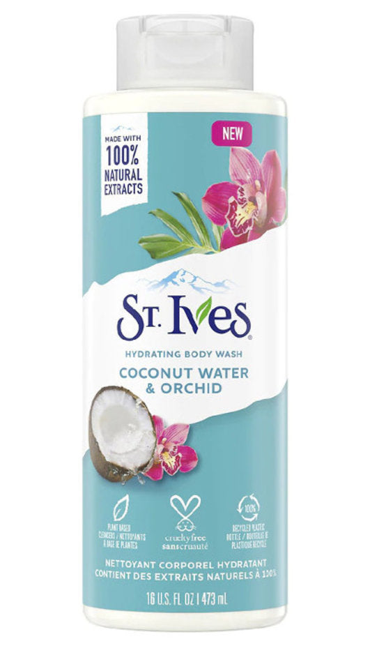 St. Ives Hydrating Body Wash - Coconut Water & Orchid - 473ml